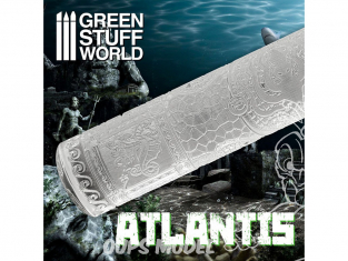 Green Stuff 508611 Rouleaux texturés Atlantide