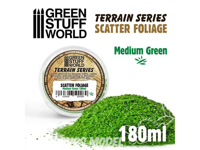 Green Stuff 10508 Flocage Bois Vert Moyen 180ml