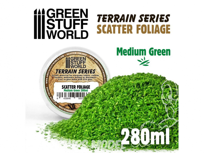 Green Stuff 10513 Flocage Bois Vert Moyen 280ml