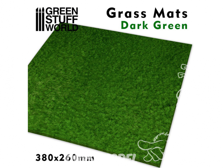 Green Stuff 508291 Tapis d'Herbe Vert Foncé