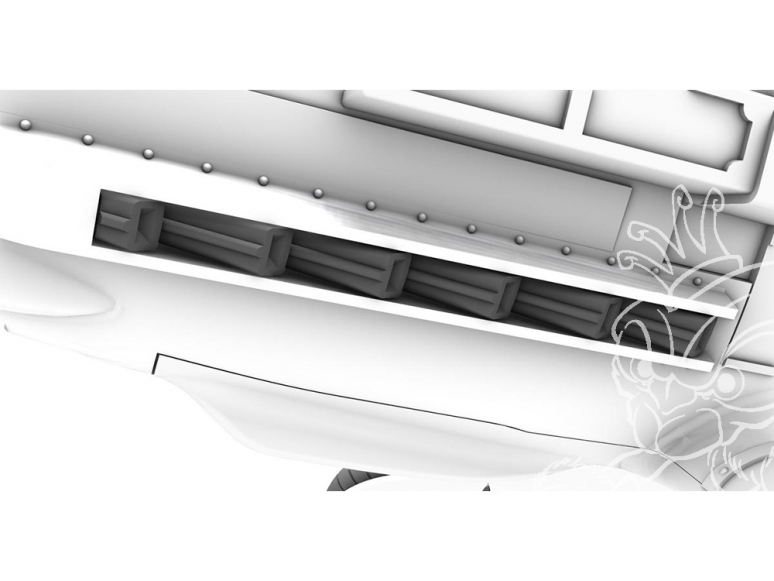 Cmk kit d'amelioration Q72390 Echappements Messerschmitt Bf 109E Kit Special Hobby 1/72