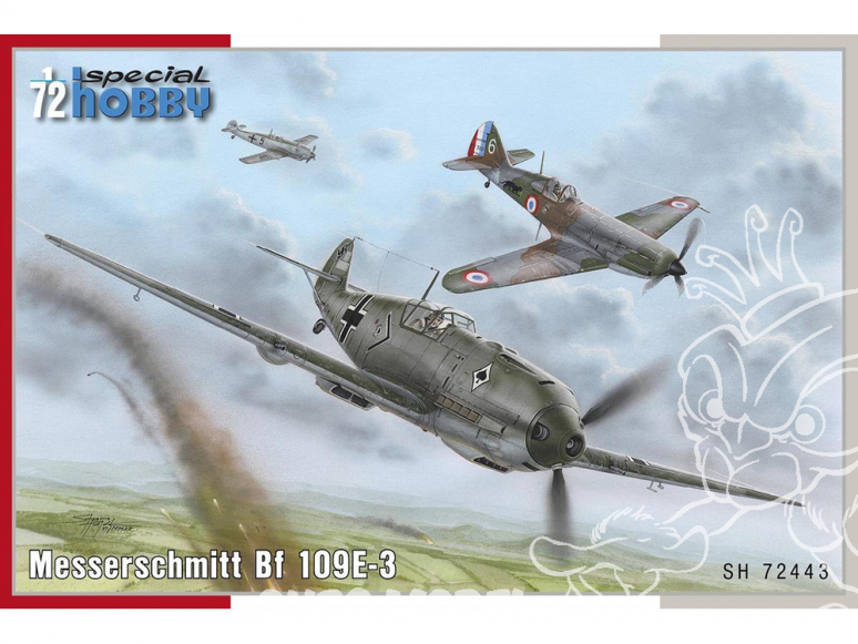 Special Hobby maquette avion 72443 Messerschmitt Bf 109E-3 1/72