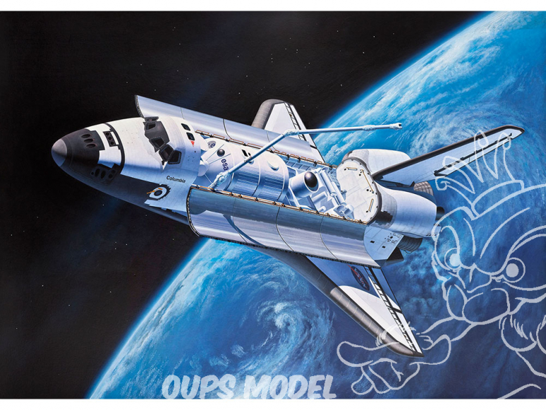 Revell maquette espace 05673 Space Shuttle, 40th. Anniversary inclus colle et peintures principale 1/72
