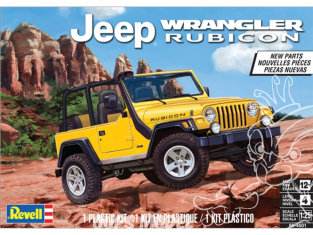 Revell US maquette voiture 4501 Jeep Wrangler Rubicon 1/25