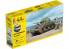 Heller maquette militaire vehicule 56892 M4 SHERMAN D DAY inclus peintures principale colle et pinceau 1/72