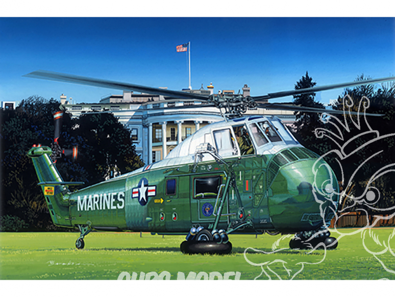 Trumpeter maquette hélicoptére 02885 VH-34D "Marine One" 1/48