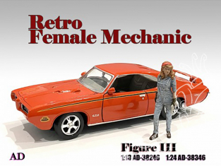 American Diorama figurine AD-38346 Retro femme Mécano III 1/24
