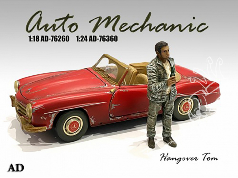 American Diorama figurine AD-76360 Mécano auto Tom 1/24