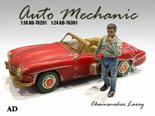 American Diorama figurine AD-76361 Mécano auto Larry 1/24