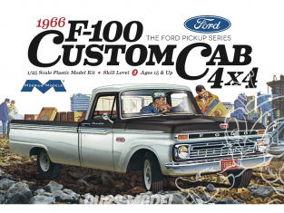 Moebius maquette voiture 1236 Ford F-100 4x4 Custom Cab 1966 Pick Up 1/25