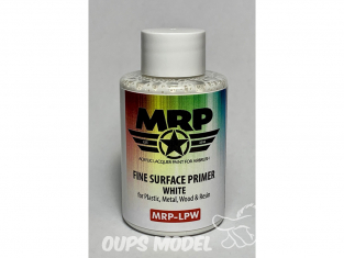 MRP peintures LPW Apprêt blanc à surface fine 50ml