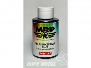 MRP peintures LPB Apprêt noir à surface fine 50ml