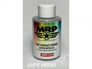 MRP peintures LPS Apprêt ARGENT MÉTALLIQUE à surface fine 50ml