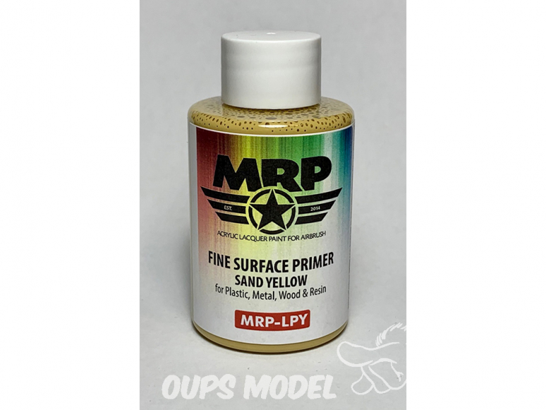 MRP peintures LPY Apprêt JAUNE SABLE à surface fine 50ml