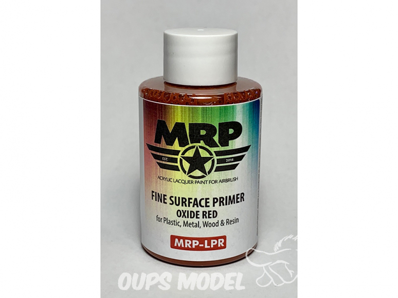 MRP peintures LPR Apprêt Rouge oxidé à surface fine 50ml