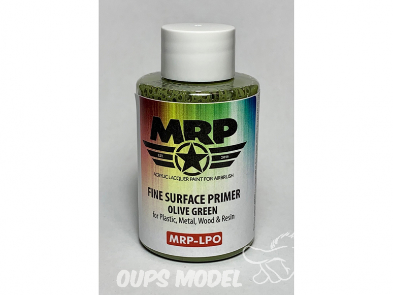 MRP peintures LPO Apprêt Vert olive à surface fine 50ml