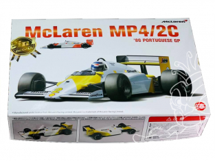 NuNu maquette voiture F1 PN20001 McLaren MP4/2C 1986 Portuguese GP 2en1 Decals 1/20