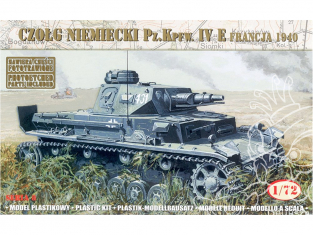 Mirage maquette militaire 72863 Char Allemand Pz.Kpfw. IV Ausf. E France 1940 1/72