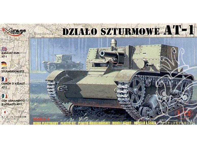 Mirage maquette militaire 72605 Char d'assaut AT-1 1/72