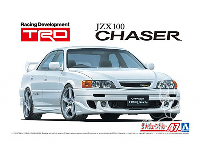 Aoshima maquette voiture 059852 Toyota JZX100 Chaser TRD 1/24