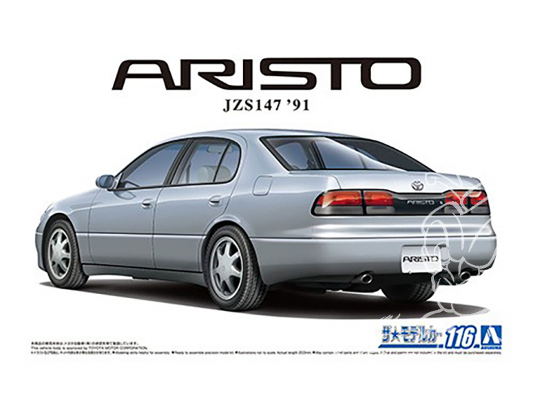 Aoshima maquette voiture 57889 Toyota Aristo JZS147 1991 1/24