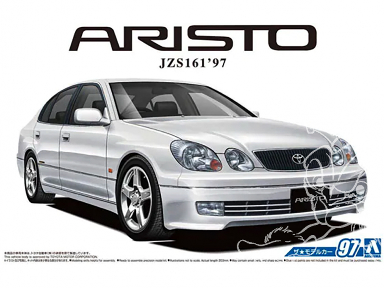 Aoshima maquette voiture 56684 Toyota Aristo JZS161 1997 1/24