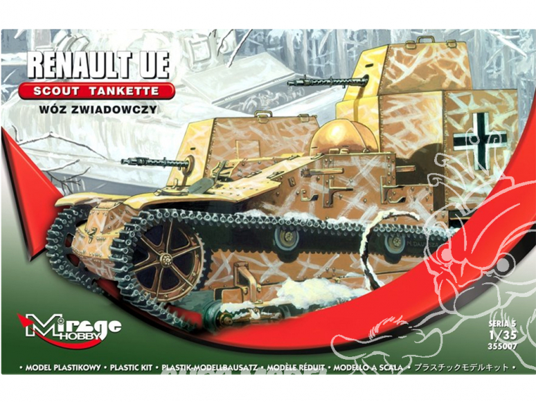 Mirage maquette militaire 355007 Tankette Scout Renault UE 1/35