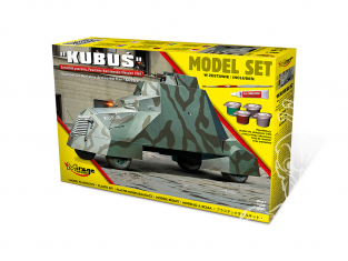 Mirage maquette militaire 835091 MODEL SET Voiture blindée KUBUŚ Soulèvement de Varsovie Août 1944 1/35