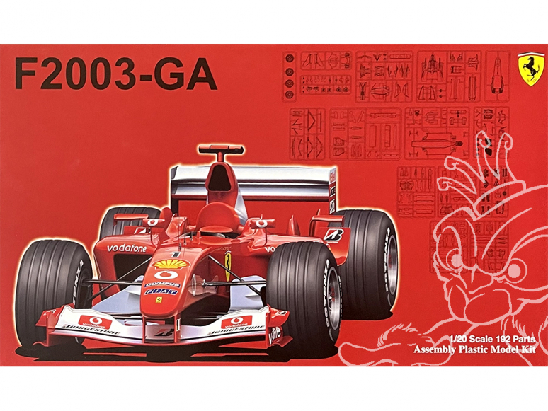 Fujimi maquette voiture 092096 Ferrari F2003-GA 1/20