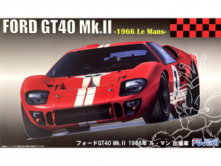 Fujimi maquette voiture 126067 Ford GT40 Mk.II Le Mans 1966 1/24