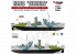 Mirage maquette bateau 350802 HMS Zinnia Corvette de classe Flower (K98) 1/350