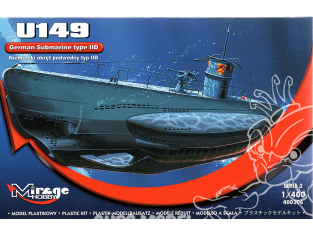 Mirage maquette Sous-marins 400206 Sous-marin allemand U149 type II D 1/400