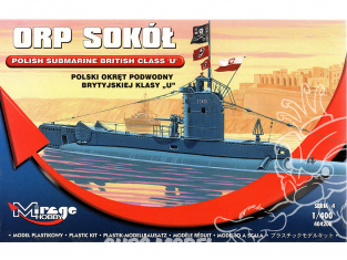 Mirage maquette Sous-marins 404208 Sous-marin polonais ORP SOKÓŁ 1/400