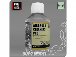VMS TC01S Airbrush cleaners pro Acrylic - Nettoyant aérographe pro acrylique 200ml
