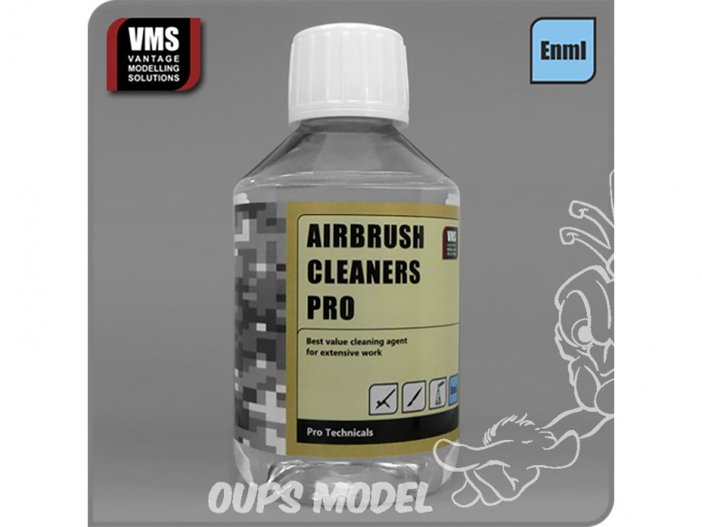 VMS TC02S Airbrush cleaners pro Enamel - Nettoyant aérographe pro enamel 200ml