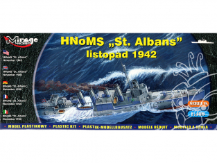Mirage maquette Bateau 40609 Destroyer allié du HMS St Albans 1/400