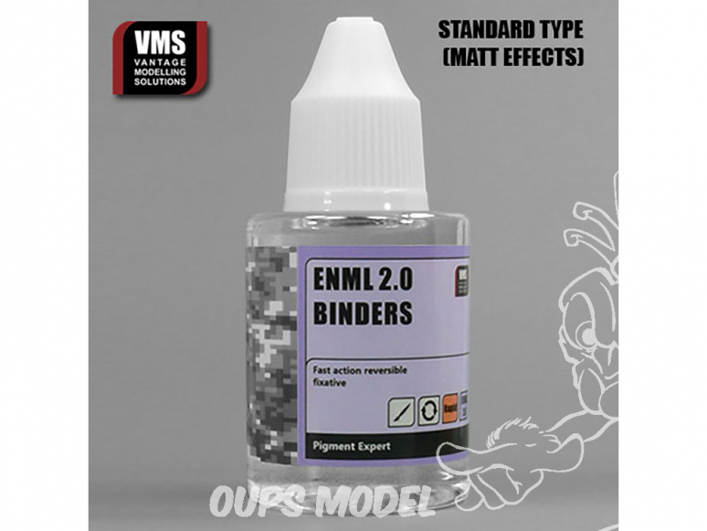 VMS PE02.EX ENML 2.0 Binders Satin FX - Liant Enamel 2.0 satiné FX 50ml