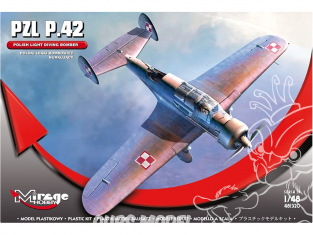 Mirage maquette avion 481320 PZL P.42 BOMBARDIER PLONGÉE POLONAIS 1/48