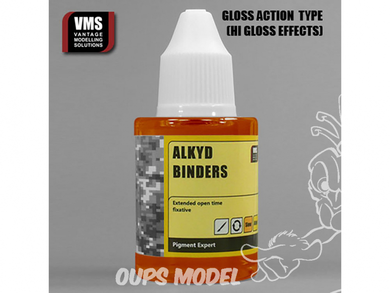 VMS PE01.GL ALKYD Binders High Gloss FX - Liant Alkyd 2.0 haute brillance FX 50ml