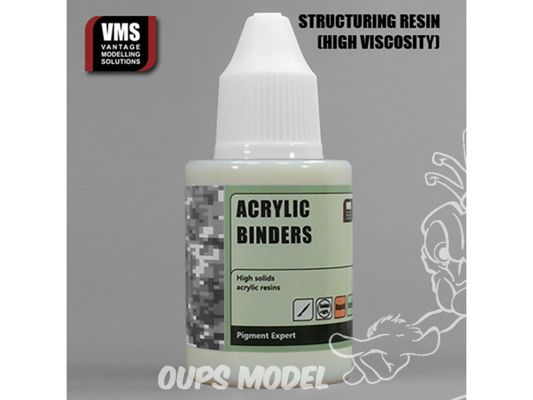 VMS PE03.ST Acrylic Binders Structuring - Liant résine Acrylique structurant 50ml