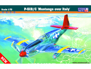 MASTER CRAFT maquette avion 031053 P-51B/C Mustang queue rouge sur l'Italie 1/72