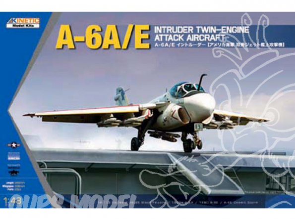 Kinetic maquette avion K48034 Grumman A-6A / E Intruder 1/48