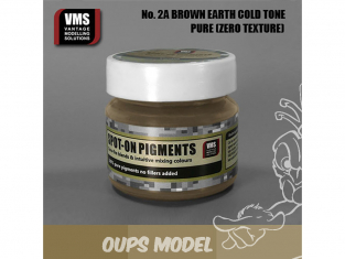 VMS Spot-On Pigments No2aZT Terre Européenne brune ton froid Zero tex 45ml