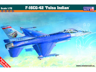 MASTER CRAFT maquette avion 041052 F-16C Block 42 Tulusa Indians 1/72