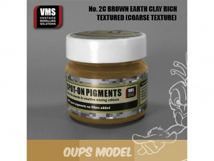 VMS Spot-On Pigments No2cCT Terre Européenne brune ton riche en argile Coarse tex 45ml