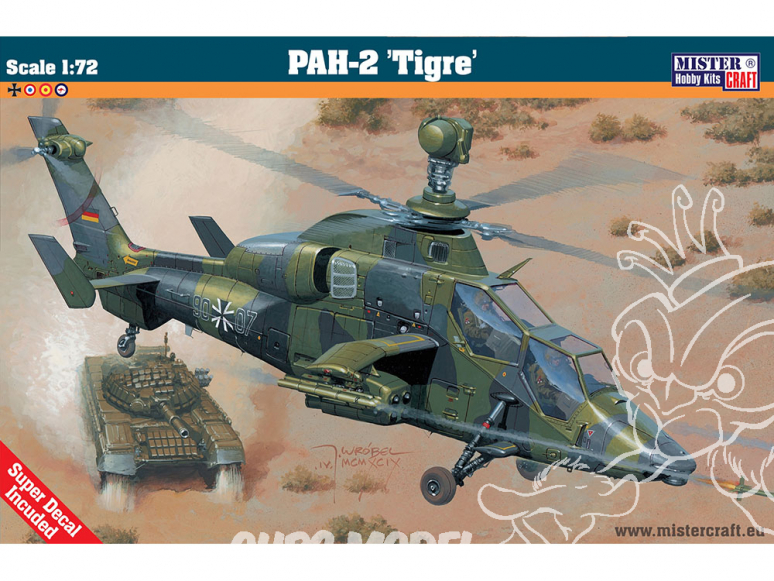 Master CRAFT maquette helicoptére 040581 Eurocopter PAH-2 TIGRE 1/72