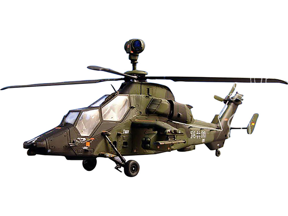 Hélicoptère militaire Eurocopter Tigre classe 60 thermique kit - Hirobo -  Mission Modélisme