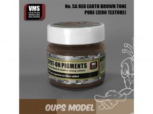 VMS Spot-On Pigments No5aZT Terre rouge ton brun Zero tex 45ml