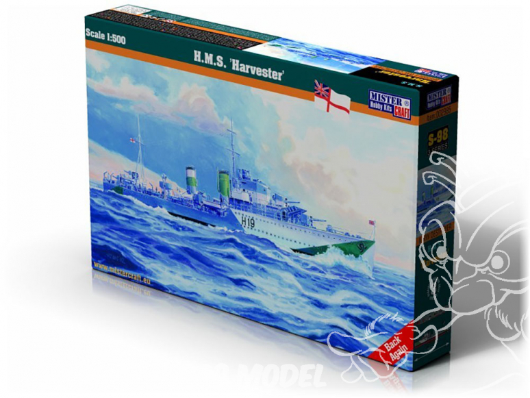 Master CRAFT maquette bateau 002985 HMS Harvester 1/500