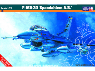 MASTER CRAFT maquette avion 040826 F-16D-30'Spangdahlem A.B. 1/72